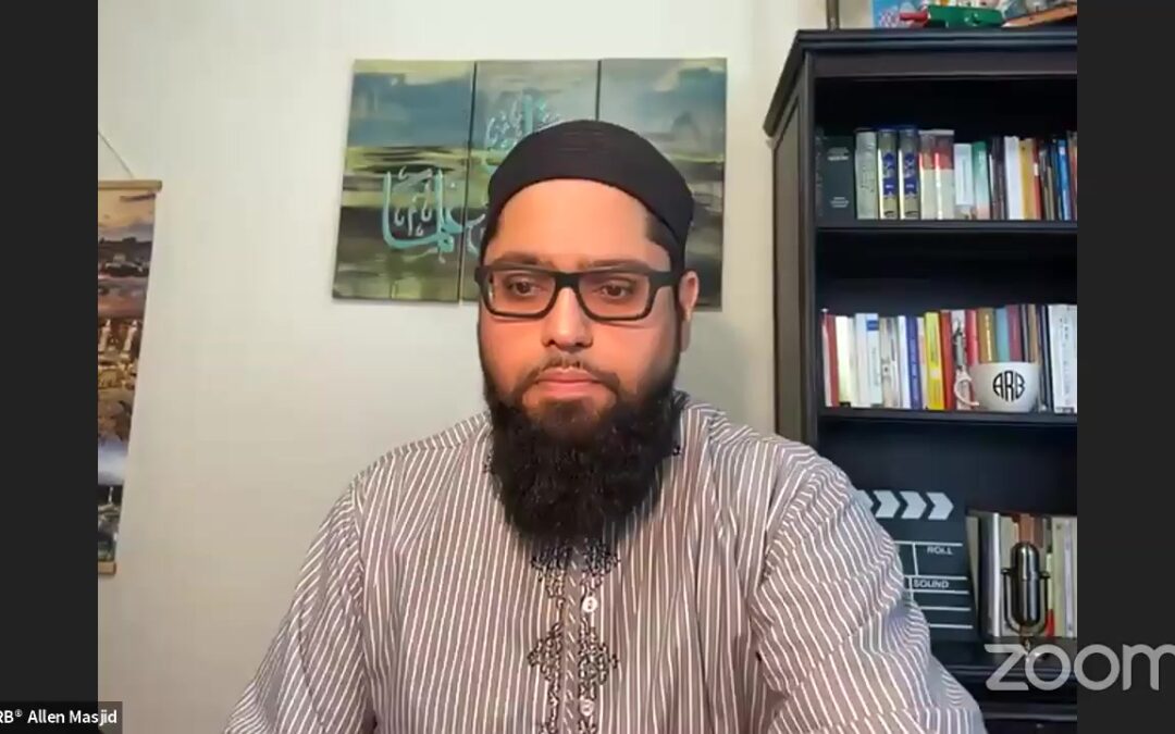 Live: preparing for Ramadan and making the absolute best of it with Imam A. Rahman Bashir – ARB Islamic Association of Allen