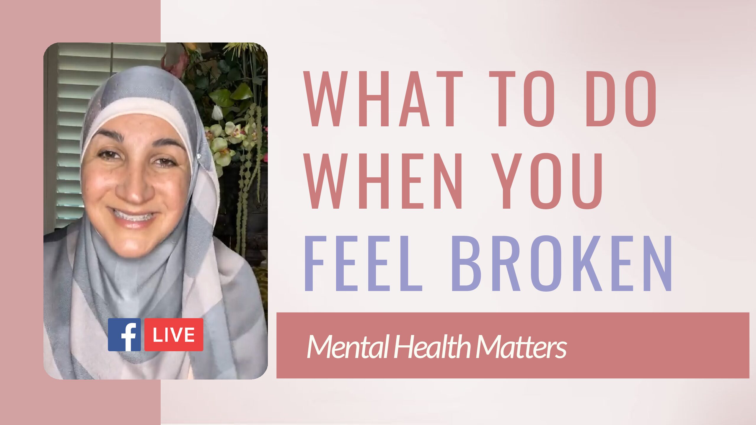 What to do when you feel broken